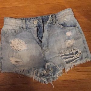 High wasted Urban Outfitter BDG Jean shorts.